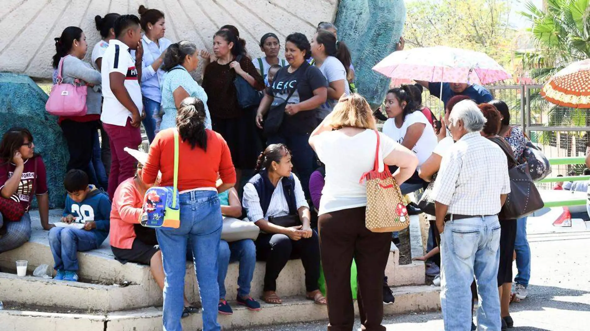 autobuses dif protesta